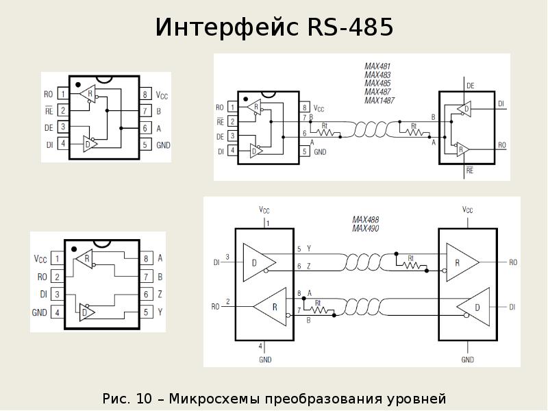 Max485csa схема включения