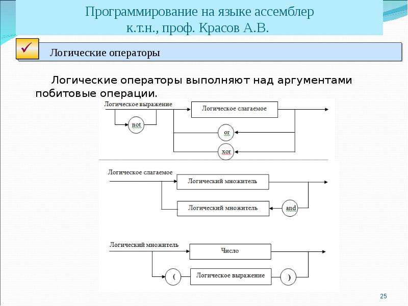 Оператор позволяет выполнить операцию