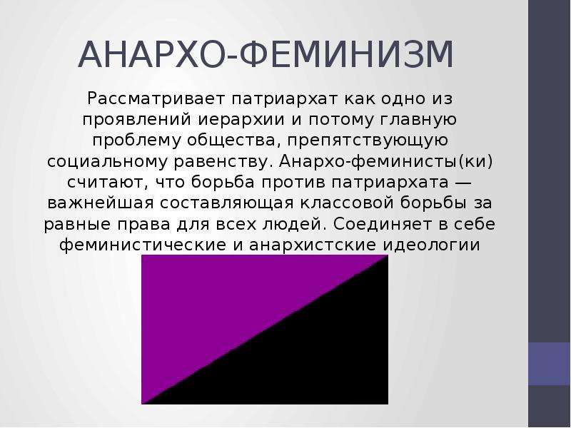 Феминизм исследовательский проект