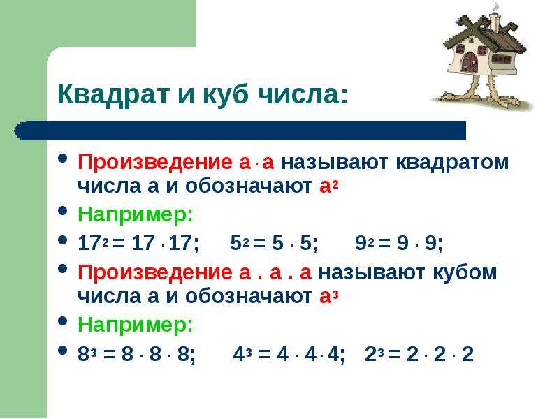 Квадраты и кубы чисел. Степень числа квадрат и куб числа 5 класс. Степень числа квадрат и куб числа 5 класс правило. Квадрат и куб числа 5 класс правило. Примеры с квадратами чисел.