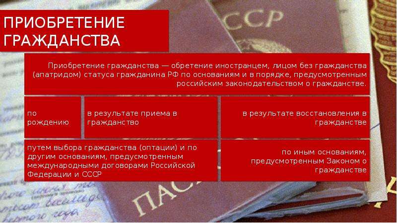 Понятие гражданства презентация