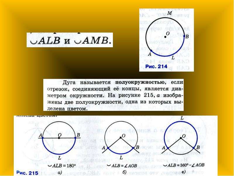 3 градусная мера дуги окружности