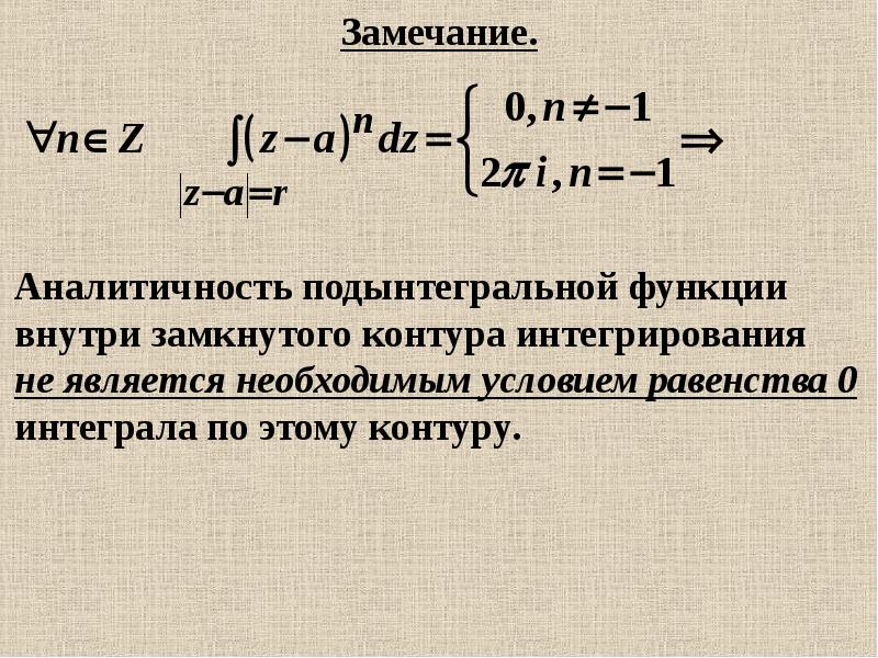 Аналитичность комплексной функции