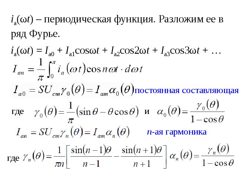 Периодическая функция ряд фурье