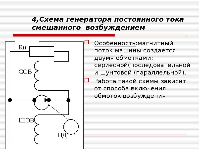 Генератор постоянного тока реферат