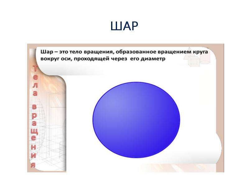 Форма предмета является. Шар- это тело, образованное вращением. Шар- это тело, образованное вращением окружности. Широкоэллиптическая форма предмета. Геометрические анализ в ленте.