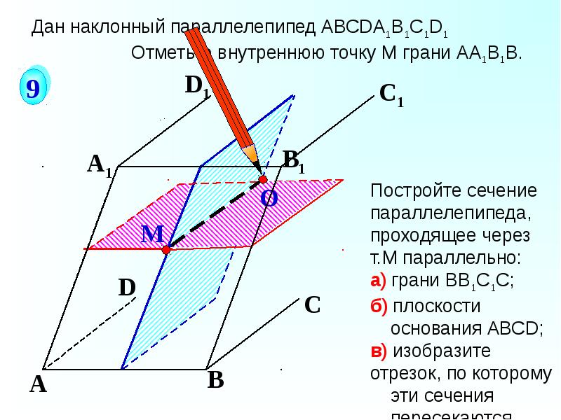 Внутренняя точка. Наклонные сечения многогранников построение. Построение сечения с внутренними точками грани. Наклонные сечения многогранников теория. Как начертить наклонный разрез параллелепипеда.