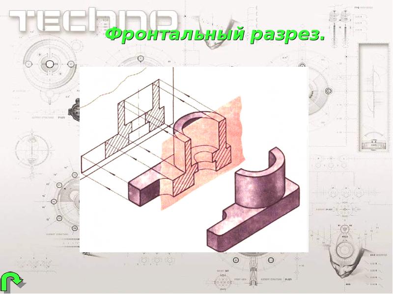 Фронтальный разрез. Фронтальный разрез детали чертеж. Фронтальный разрез в черчении. Простые разрезы фронтальный разрез. Вертикальный фронтальный разрез.