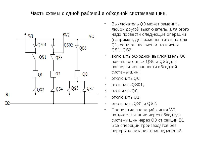 Схемы электрических соединений на стороне 35 кв и выше