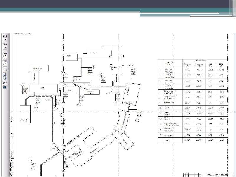 План тепловой сети
