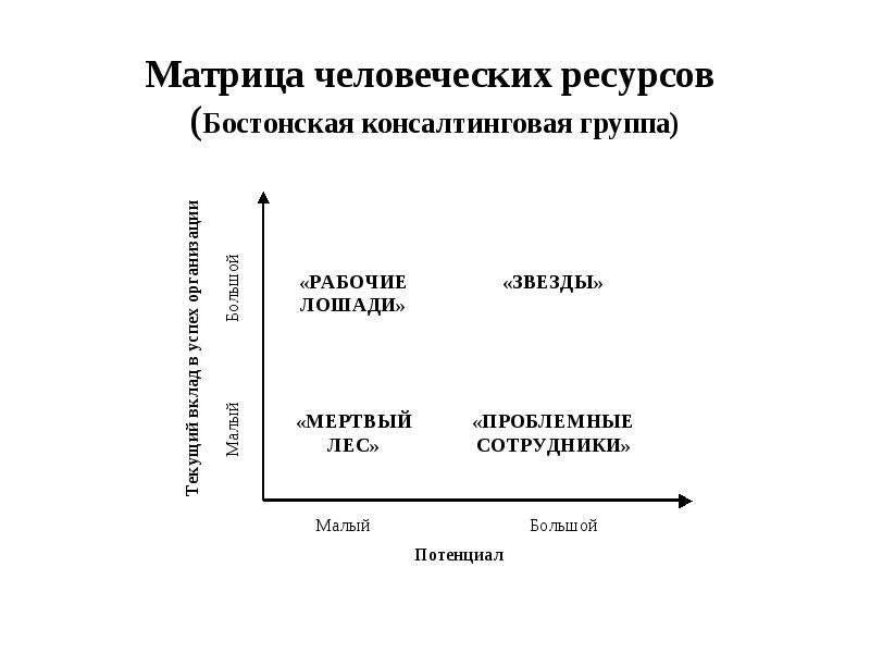 Матрица ресурсов проекта