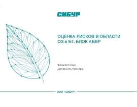 Оценка рисков в области безопасности труда и охраны здоровья. Анализ безопасности выполнения работ