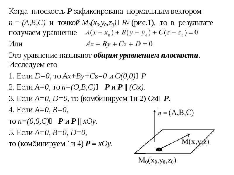 Нормальный вектор