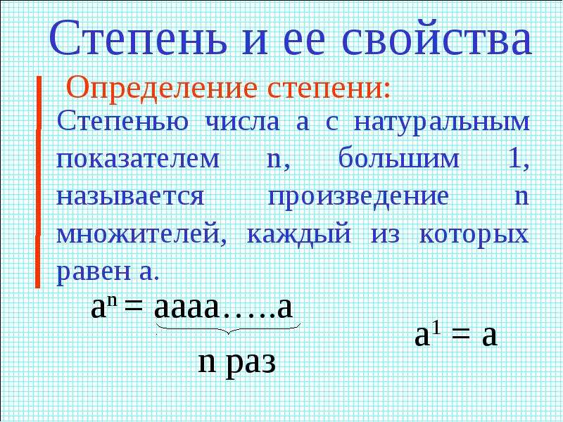 Натуральный и целый показатель. 1 Свойство степени с натуральным показателем. 5 Свойств степени с натуральным показателем. Свойства возведения в степень с натуральным показателем. Свойство степени с натуральным показателем задачи.