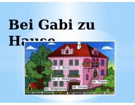 Bei Gabi zu Hause