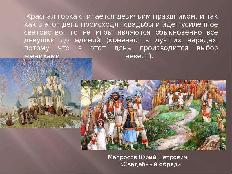 Красная горка праздник презентация