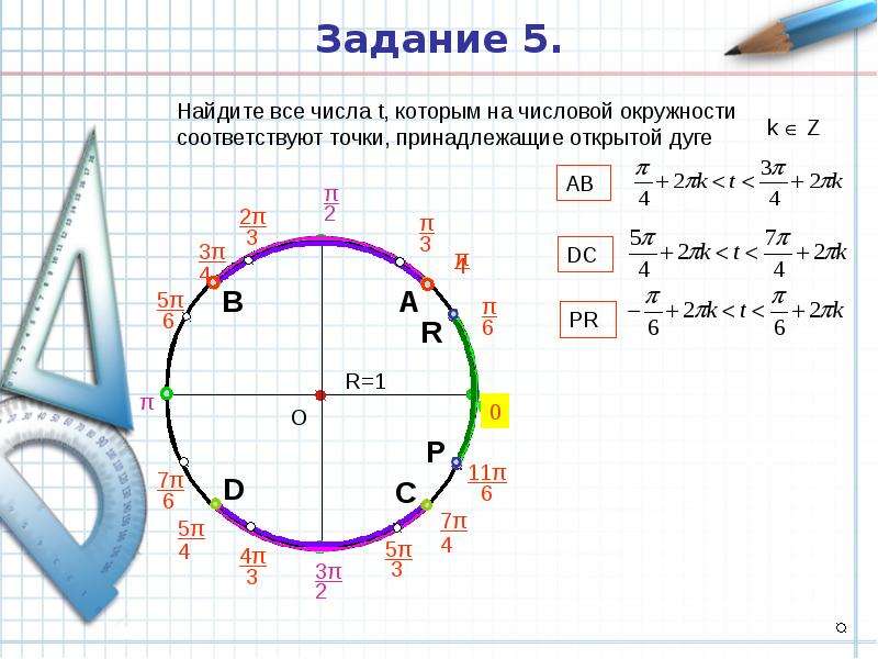 В какой четверти находится точка p