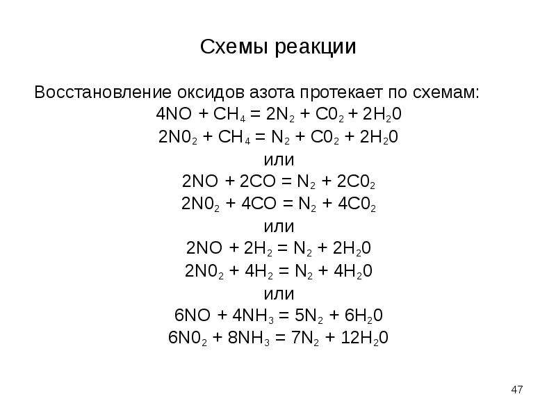 Реакции с азотом