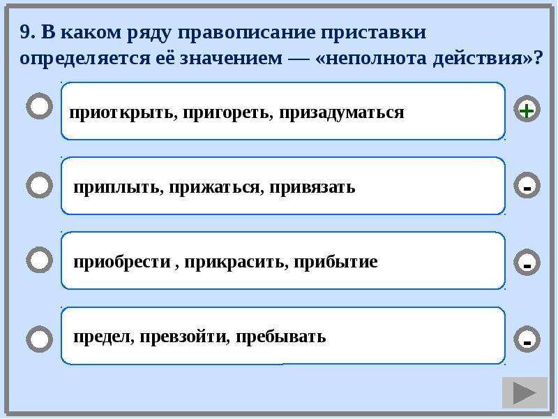 Слова правописание приставки определяется ее значением. Написание приставки определяется её значением. Правописание приставки определяется её значением неполнота действия. Написание приставки определяется её значением близким к слову очень. Недалеко правописание.