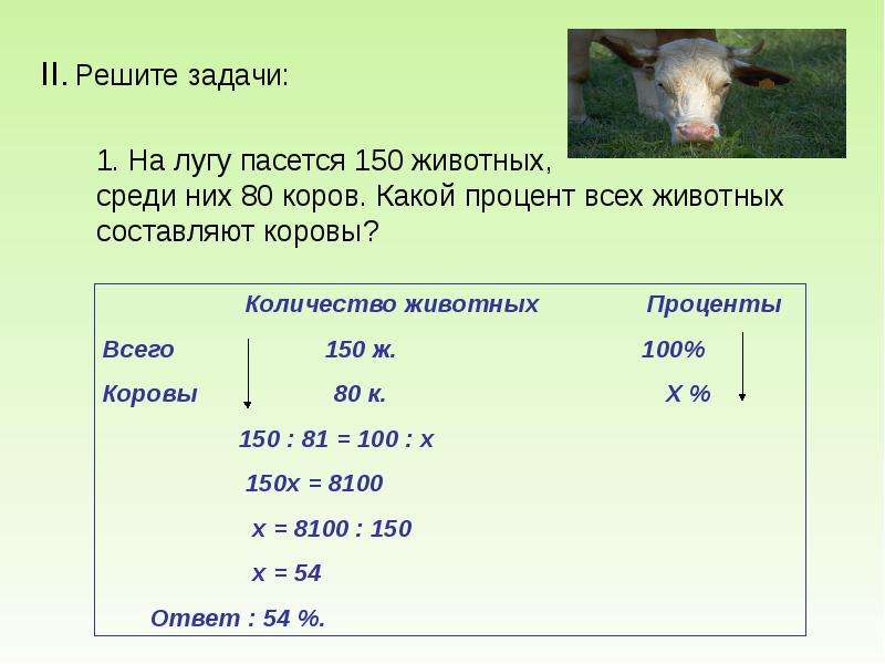 Коров луг сколько. Задачи с животными на проценты. Сколько пасётся коров на лугу. На лугу паслось 5 коров и 1 бык сколько животных было на лугу. Животные решение задач.