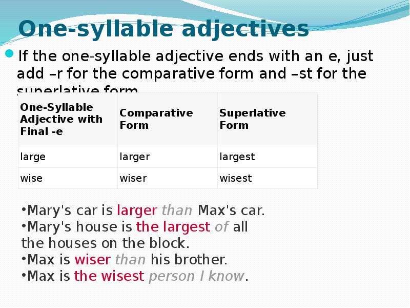 Adjectives ending in ed and. Large Superlative form. Dry Superlative form. Adjectives Ending in -ing and -ed.