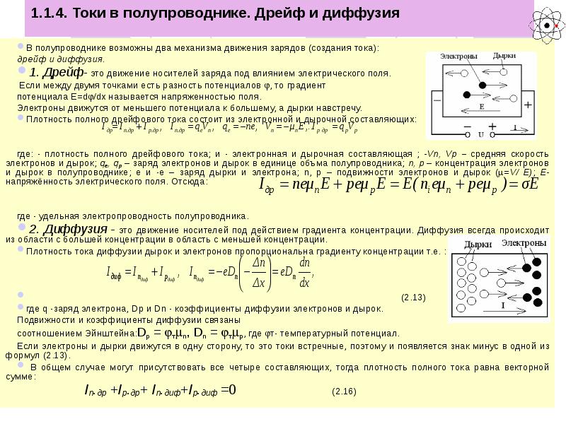 Физические основы полупроводниковых приборов презентация