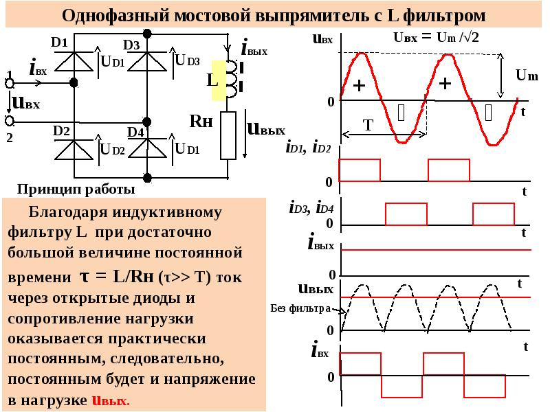 Полупроводниковый выпрямитель схема