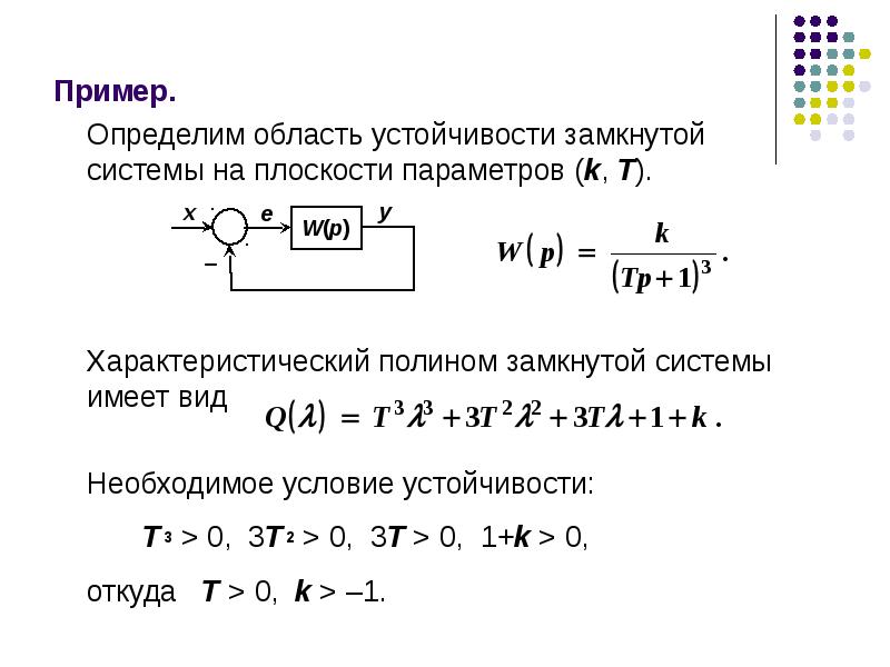 Параметр k. Характеристический Полином разомкнутой системы. Характеристический Полином передаточной функции. Характеристический Полином системы управления. Характеристический Полином системы имеет вид.