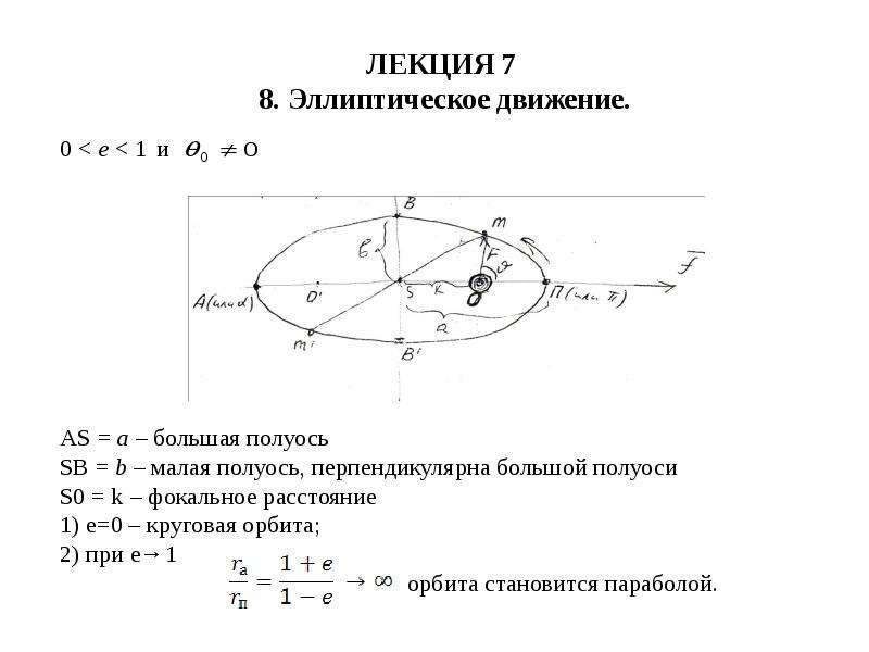 Эллиптическая область