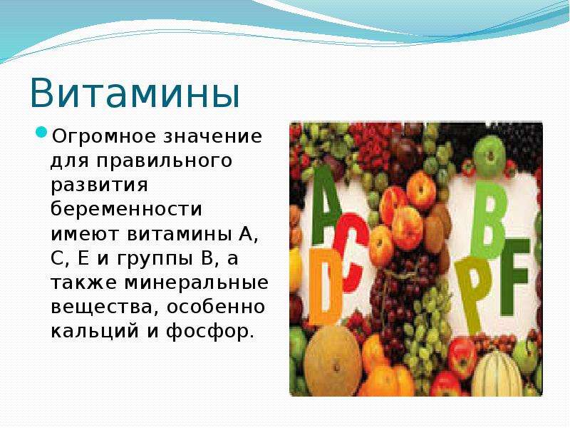 Роль витаминов презентация