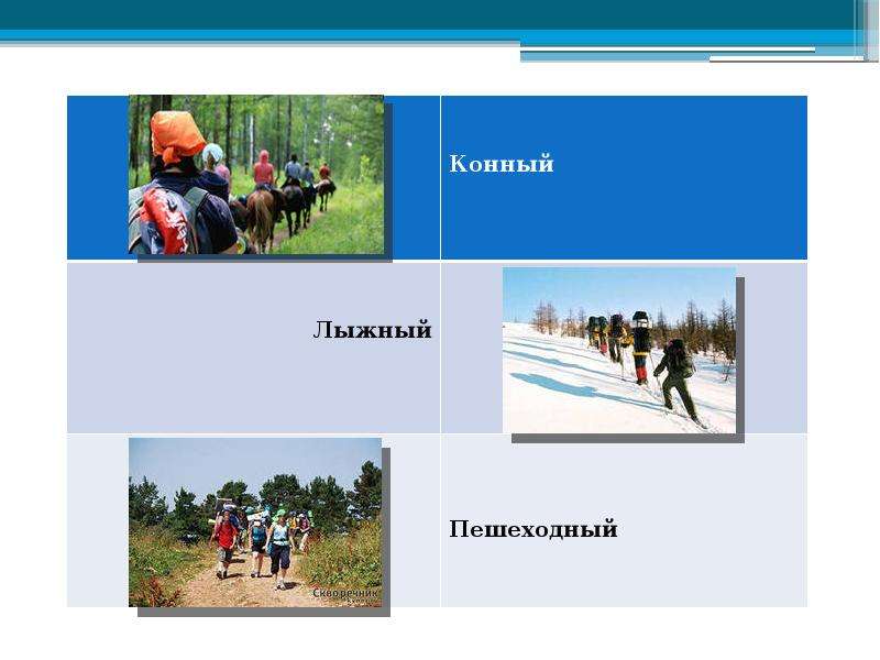Виды туризма. Классификация видов туризма, слайд 11