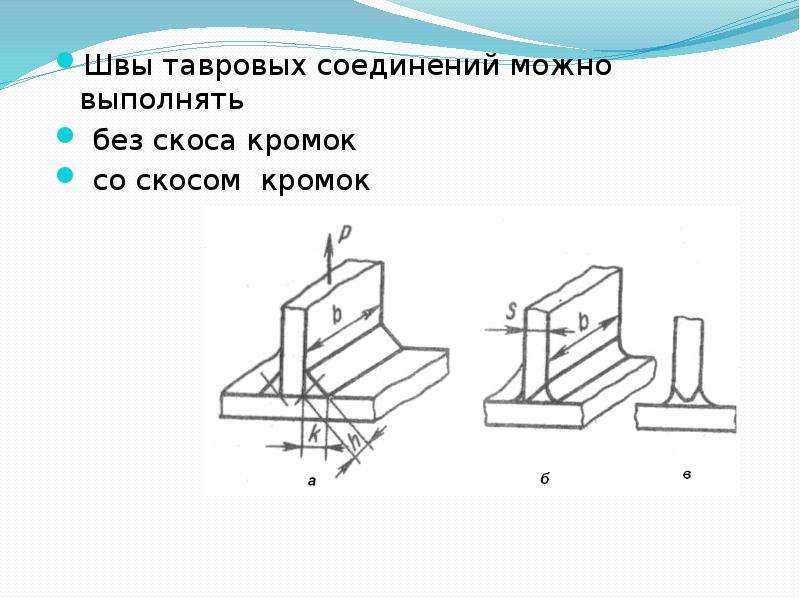 Тавровое соединение сварка