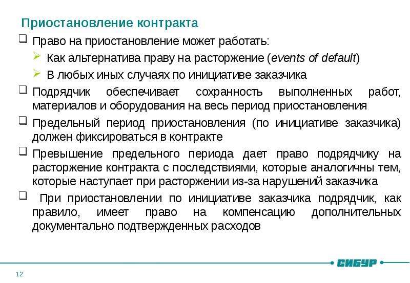 Условия договора право. Альтернатива в праве. Договор право доклад коротко. Право альтерната в международном праве. Приостановка по изготовлению продукции по инициативе покупателя.