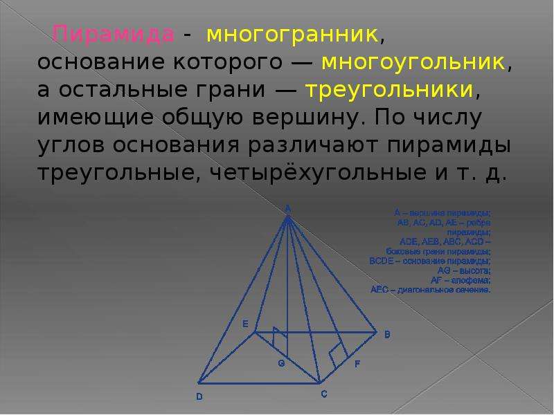 1 сколько граней у треугольной пирамиды