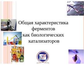 Общая характеристика ферментов как биологических катализаторов