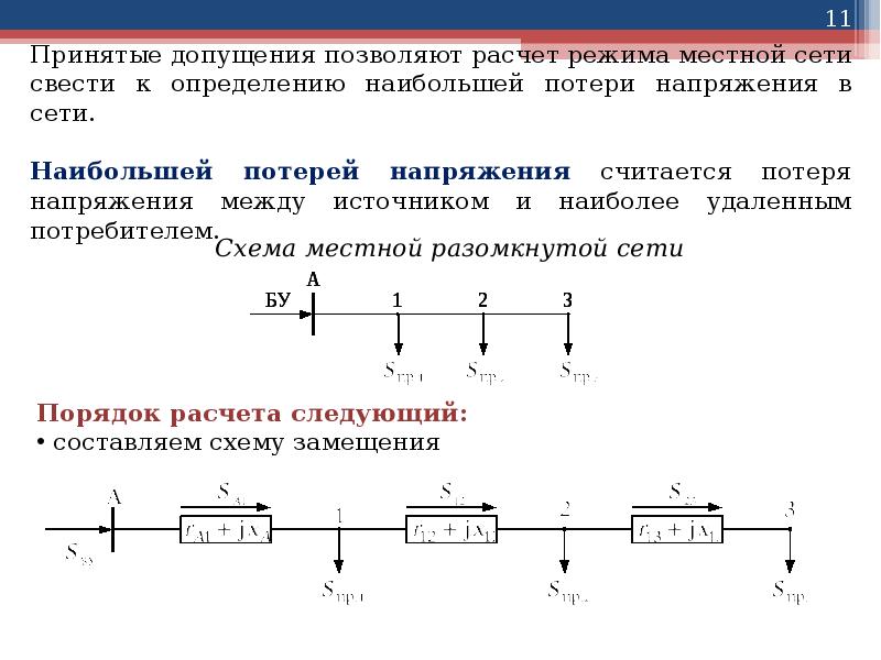 Схемы замещения элементов электрических сетей и их параметры