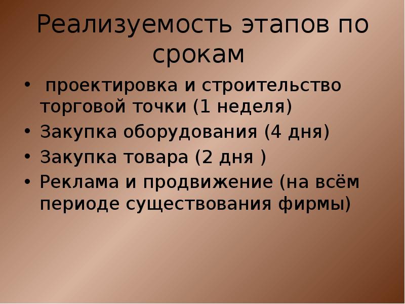 Бизнес план по производству шоколада презентация