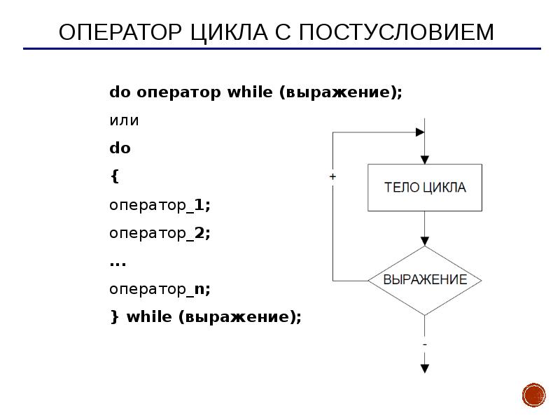 Язык с цикл while. Оператор цикла с предусловием с++. Оператор цикла с постусловием си Шарп. Синтаксис оператора цикла с постусловием.