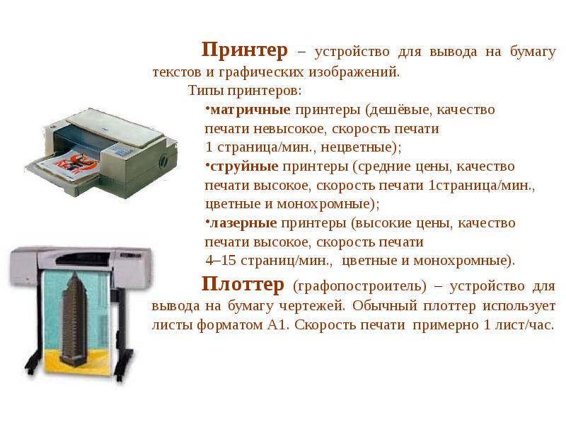 Какие бывают принтеры. Типы принтеров. Перечислите типы принтеров. Типы печати принтеров. Виды принтеров и их характеристики.