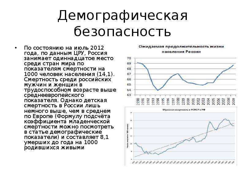 Презентация демографическая безопасность