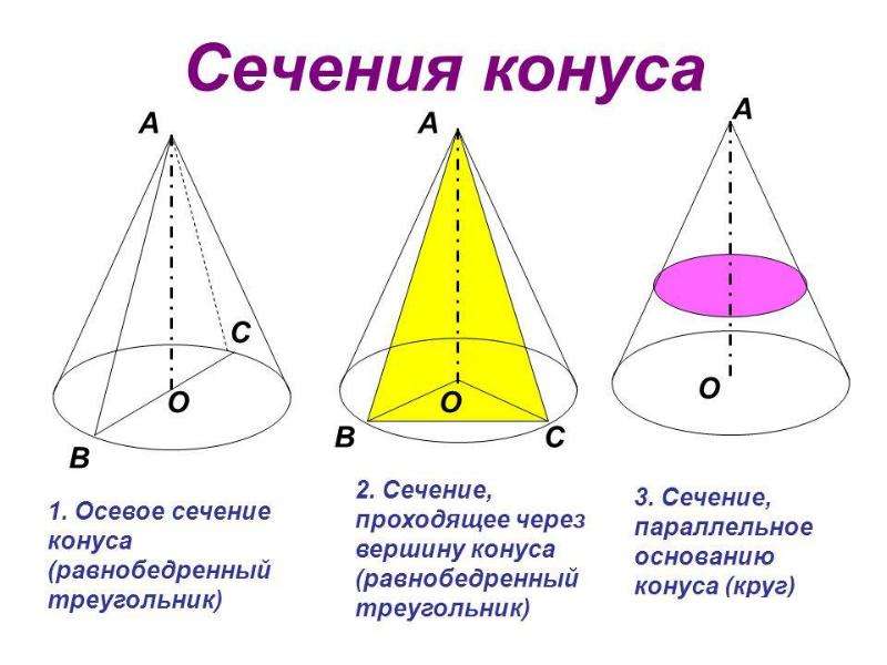 Конус геометрия презентация