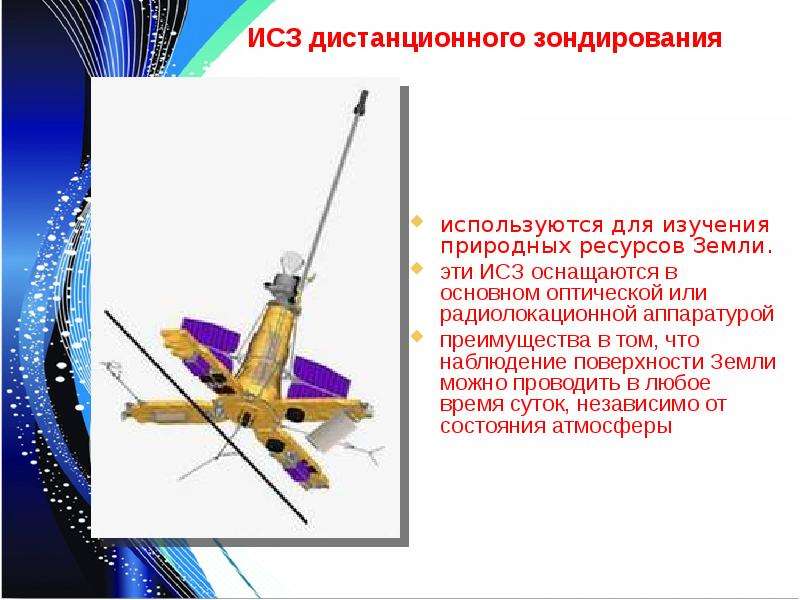 Презентация на тему искусственные спутники земли