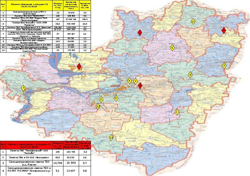 Карта свалок оренбургской области