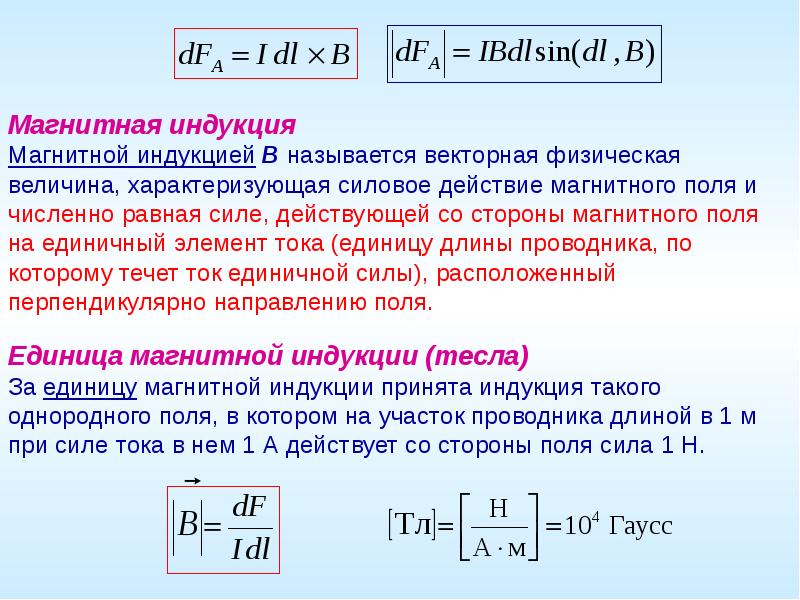 Индукция магнитного поля презентация