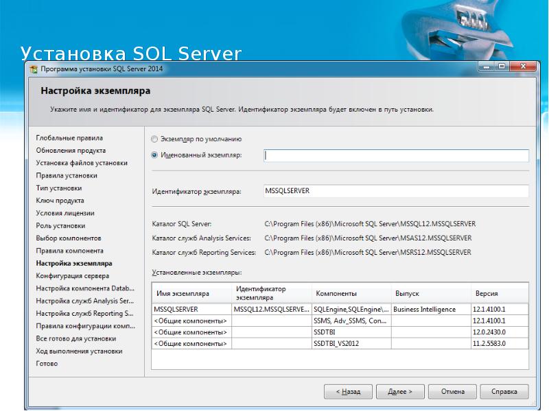 Sql server презентация