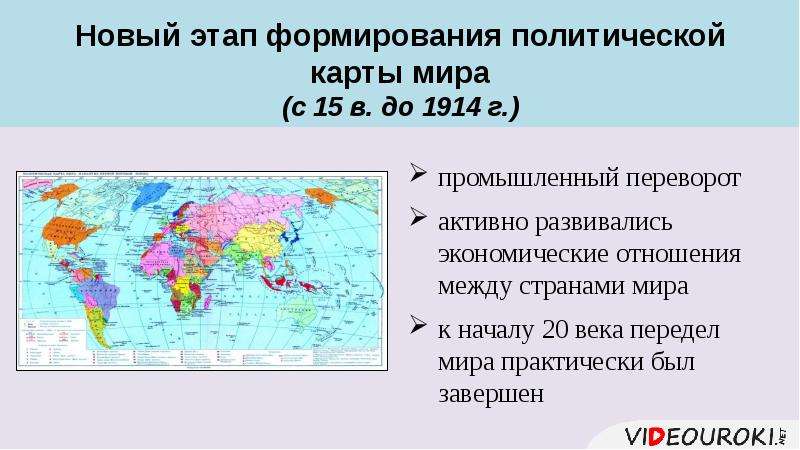 Современная политическая карта мира 10 класс презентация