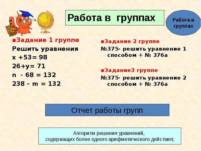 8 4 15 5 уравнение. Реши уравнение подбирая значение x х ×7=21.