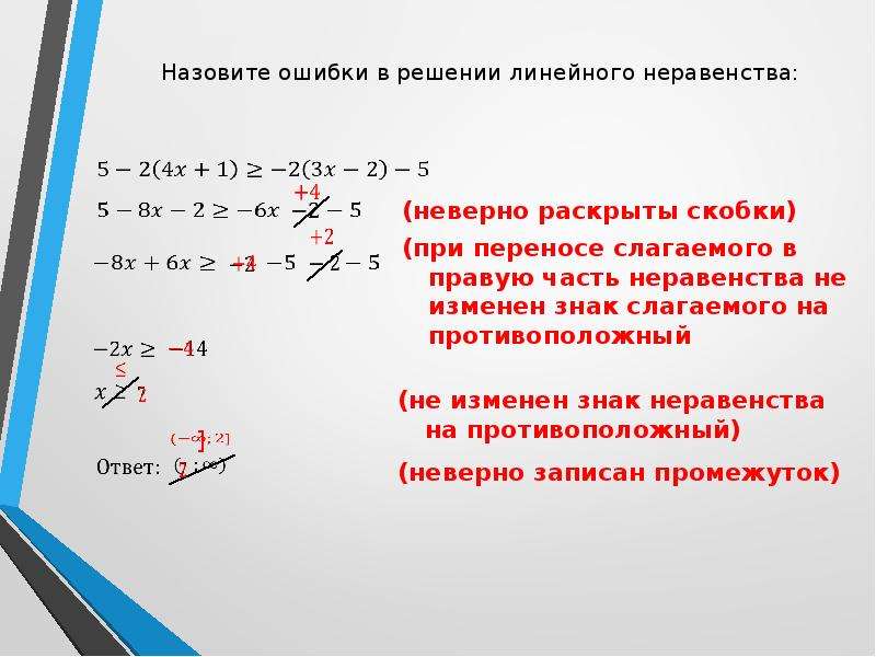 Линейные неравенства 8 класс задания