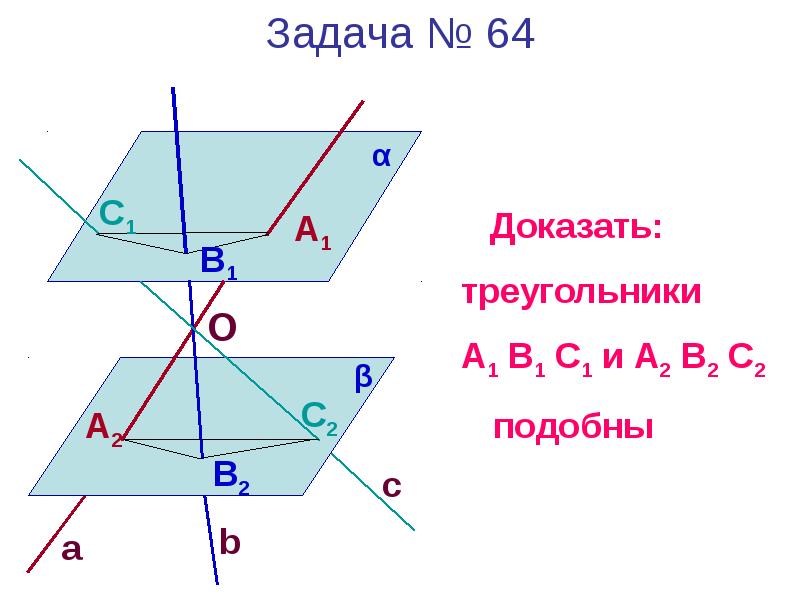 Параллельность плоскостей 10 класс контрольная. Подобие треугольников в параллельных плоскостях. Треугольники в параллельных плоскостях. Подобие в параллельных плоскостях. Параллельность а1в1 и а2в2.