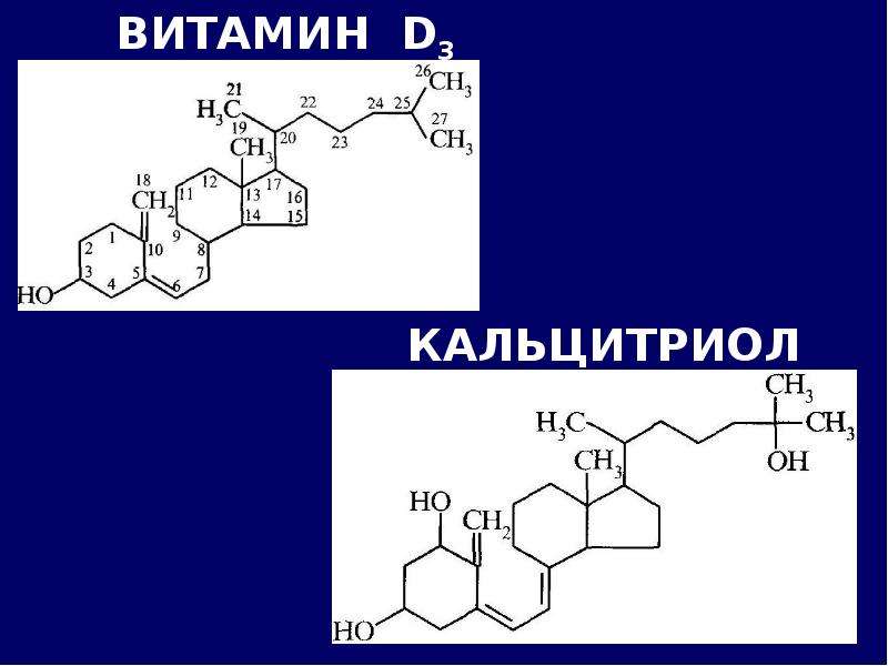 Схема синтеза кальцитриола